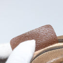 GUCCI GG Supreme Shoulder Bag PVC Beige Gold Auth BA9499-12