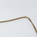 GUCCI GG Supreme Shoulder Bag PVC Beige Gold Auth BA9499-8