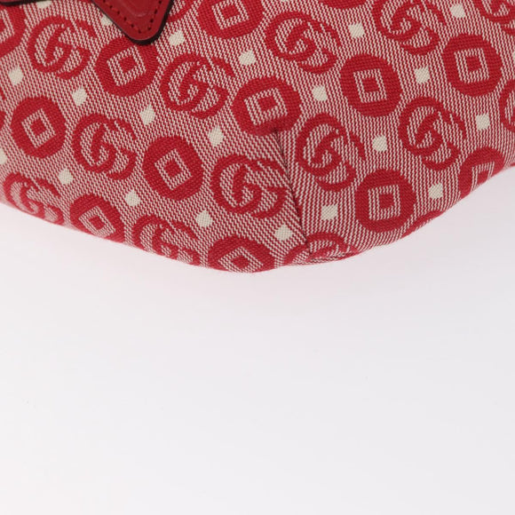 GUCCI Kinder Sherry Line Gürteltasche Canvas Rot Marineblau 502095 Auth BA9500