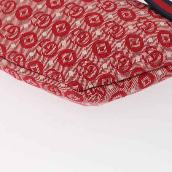 GUCCI Kinder Sherry Line Gürteltasche Canvas Rot Marineblau 502095 Auth BA9500