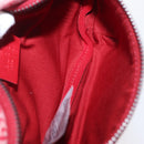 GUCCI Kinder Sherry Line Gürteltasche Canvas Rot Marineblau 502095 Auth BA9500-11
