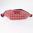 GUCCI Kinder Sherry Line Gürteltasche Canvas Rot Marineblau 502095 Auth BA9500-5