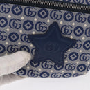 GUCCI Children's Sherry Line Waist bag Canvas Red Navy 502095 Auth BA9501-17