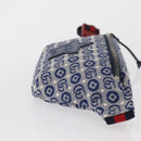GUCCI Children's Sherry Line Waist bag Canvas Red Navy 502095 Auth BA9501-3