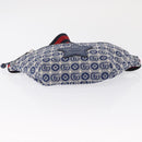 GUCCI Kinder Sherry Line Gürteltasche Canvas Rot Marine 502095 Auth BA9501-5
