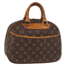 LOUIS VUITTON Monogram Trouville Hand Bag M42228 LV Auth BA9502-1