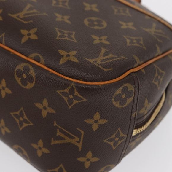 LOUIS VUITTON Monogram Trouville Hand Bag M42228 LV Auth BA9502