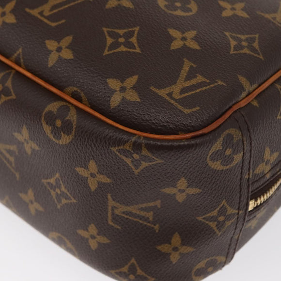 LOUIS VUITTON Monogram Trouville Hand Bag M42228 LV Auth BA9502