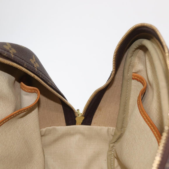 LOUIS VUITTON Monogram Trouville Hand Bag M42228 LV Auth BA9502