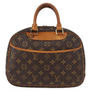 LOUIS VUITTON Monogram Trouville Hand Bag M42228 LV Auth BA9502-2