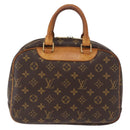 LOUIS VUITTON Monogram Trouville Hand Bag M42228 LV Auth BA9502-3