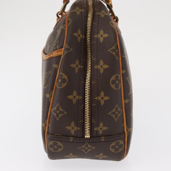LOUIS VUITTON Monogram Trouville Hand Bag M42228 LV Auth BA9502