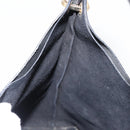 GUCCI Bamboo Shoulder Bag Leather Black Gold 001 1013 1881 Auth BA9503-15