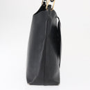 GUCCI Bamboo Shoulder Bag Leather Black Gold 001 1013 1881 Auth BA9503-5