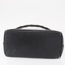 GUCCI Bamboo Shoulder Bag Leather Black Gold 001 1013 1881 Auth BA9503-9