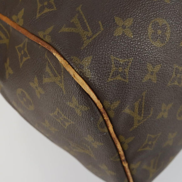 LOUIS VUITTON Monogram Sac Souple 35 Boston Bag M41626 LV Auth BA9507