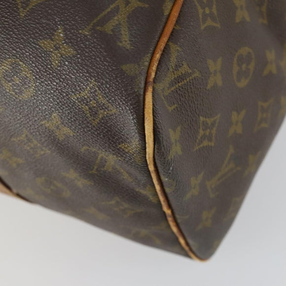 LOUIS VUITTON Monogram Sac Souple 35 Boston Tasche M41626 LV Auth BA9507