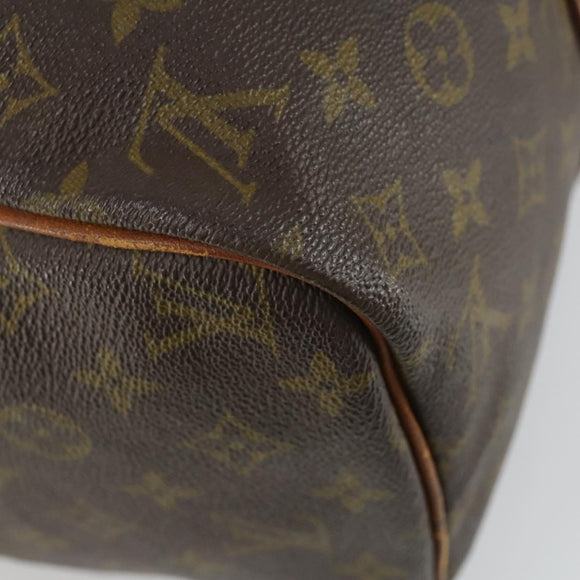 LOUIS VUITTON Monogram Sac Souple 35 Boston Bag M41626 LV Auth BA9507
