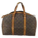 LOUIS VUITTON Monogram Sac Souple 35 Boston Bag M41626 LV Auth BA9507-13