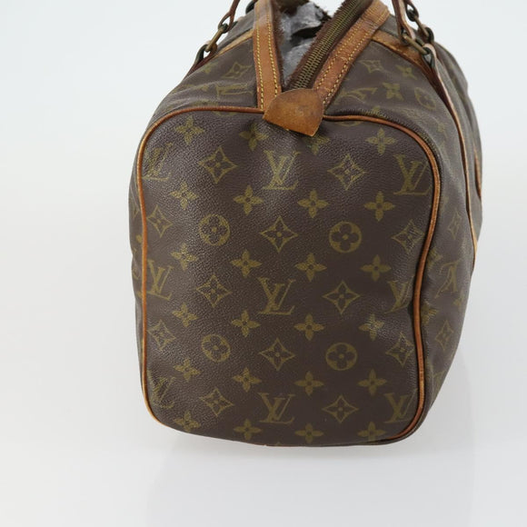 LOUIS VUITTON Monogram Sac Souple 35 Boston Bag M41626 LV Auth BA9507