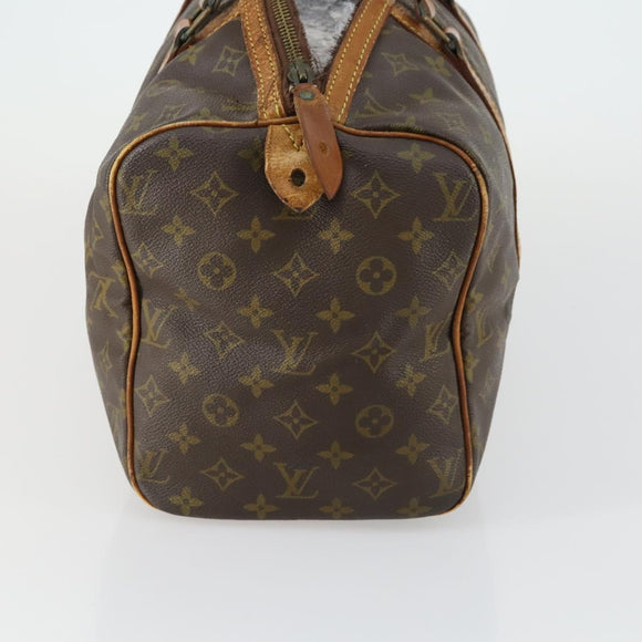 LOUIS VUITTON Monogram Sac Souple 35 Boston Bag M41626 LV Auth BA9507