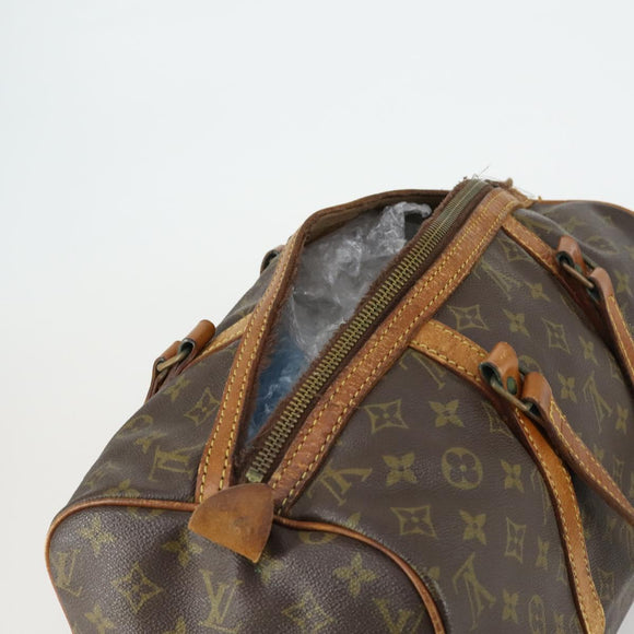 LOUIS VUITTON Monogram Sac Souple 35 Boston Tasche M41626 LV Auth BA9507