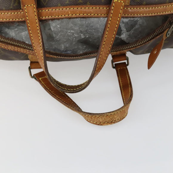 LOUIS VUITTON Monogram Sac Souple 35 Boston Bag M41626 LV Auth BA9507