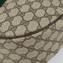 GUCCI GG Supreme Web Sherry Line Shoulder Bag PVC Beige Gold 010 378 Auth BA9508-10