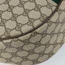 GUCCI GG Supreme Web Sherry Line Shoulder Bag PVC Beige Gold 010 378 Auth BA9508-13