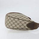 GUCCI GG Supreme Web Sherry Line Shoulder Bag PVC Beige Gold 010 378 Auth BA9508-4