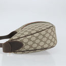 GUCCI GG Supreme Web Sherry Line Shoulder Bag PVC Beige Gold 010 378 Auth BA9508-5