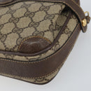 GUCCI GG Supreme Shoulder Bag PVC Leather Beige Gold 007 904 0423 Auth BA9514-9