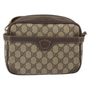 GUCCI GG Supreme Shoulder Bag PVC Leather Beige Gold 007 904 0423 Auth BA9514-13