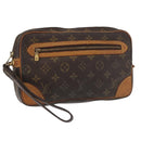 LOUIS VUITTON Monogram Marly Dragonne GM Clutch Bag M51825 LV Auth BA9515-1