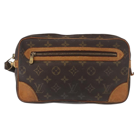 LOUIS VUITTON Monogram Marly Dragonne GM Clutch Bag M51825 LV Auth BA9515