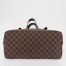 LOUIS VUITTON Damier Ebene Hampstead MM Tote Bag N51204 LV Auth BA9518-10
