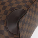 LOUIS VUITTON Damier Ebene Hampstead MM Tote Bag N51204 LV Auth BA9518-11