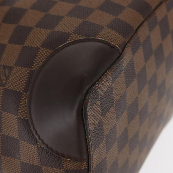 LOUIS VUITTON Damier Ebene Hampstead MM Tote Bag N51204 LV Auth BA9518