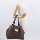 LOUIS VUITTON Damier Ebene Hampstead MM Tote Bag N51204 LV Auth BA9518-24