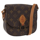 LOUIS VUITTON Monogram Saint Cloud PM Shoulder Bag M51244 LV Auth BA9519-1