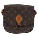LOUIS VUITTON Monogram Saint Cloud PM Shoulder Bag M51244 LV Auth BA9519-2