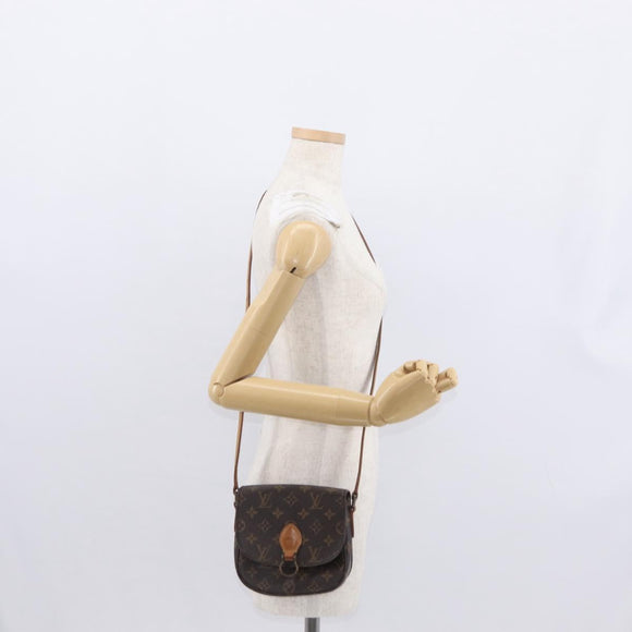 LOUIS VUITTON Monogram Saint Cloud PM Shoulder Bag M51244 LV Auth BA9519