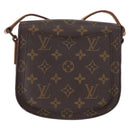 LOUIS VUITTON Monogram Saint Cloud PM Shoulder Bag M51244 LV Auth BA9519-3
