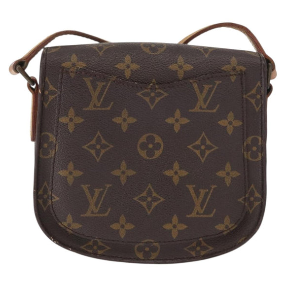 LOUIS VUITTON Monogram Saint Cloud PM Shoulder Bag M51244 LV Auth BA9519
