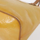 LOUIS VUITTON Monogram Vernis Houston Hand Bag Gris M91053 LV Auth BA9521-18
