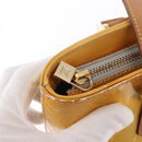 LOUIS VUITTON Monogram Vernis Houston Hand Bag Gris M91053 LV Auth BA9521-19