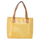 LOUIS VUITTON Monogram Vernis Houston Hand Bag Gris M91053 LV Auth BA9521-13