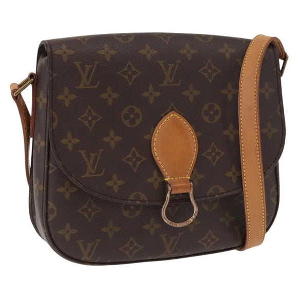 LOUIS VUITTON Monogram Saint Cloud GM Shoulder Bag M51242 LV Auth BA9523