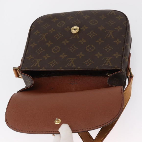 LOUIS VUITTON Monogram Saint Cloud GM Shoulder Bag M51242 LV Auth BA9523