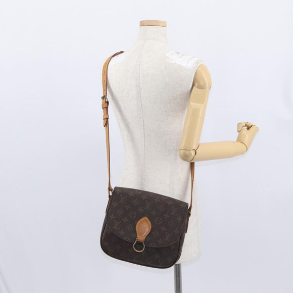 LOUIS VUITTON Monogram Saint Cloud GM Shoulder Bag M51242 LV Auth BA9523